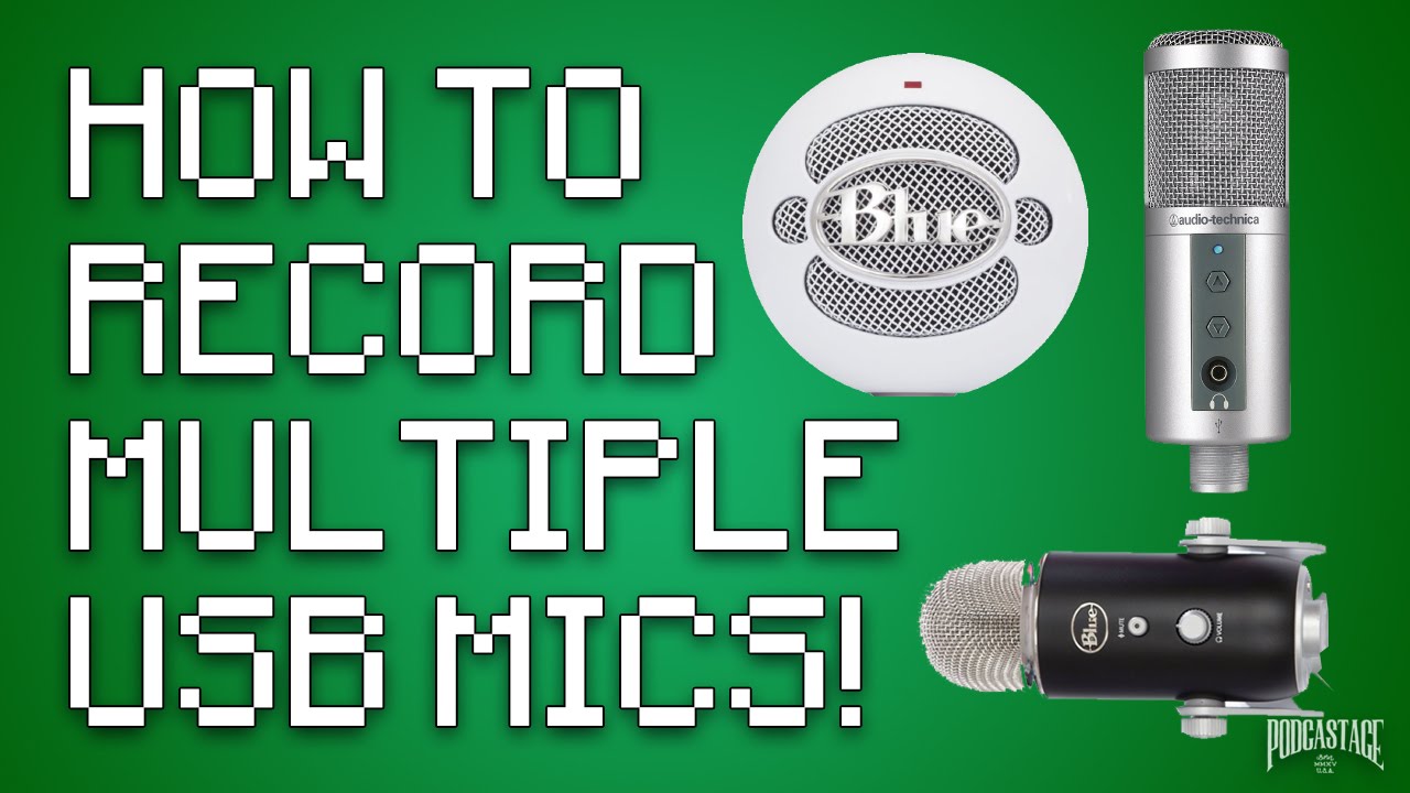 How to Record Multiple USB Mics on a Mac.