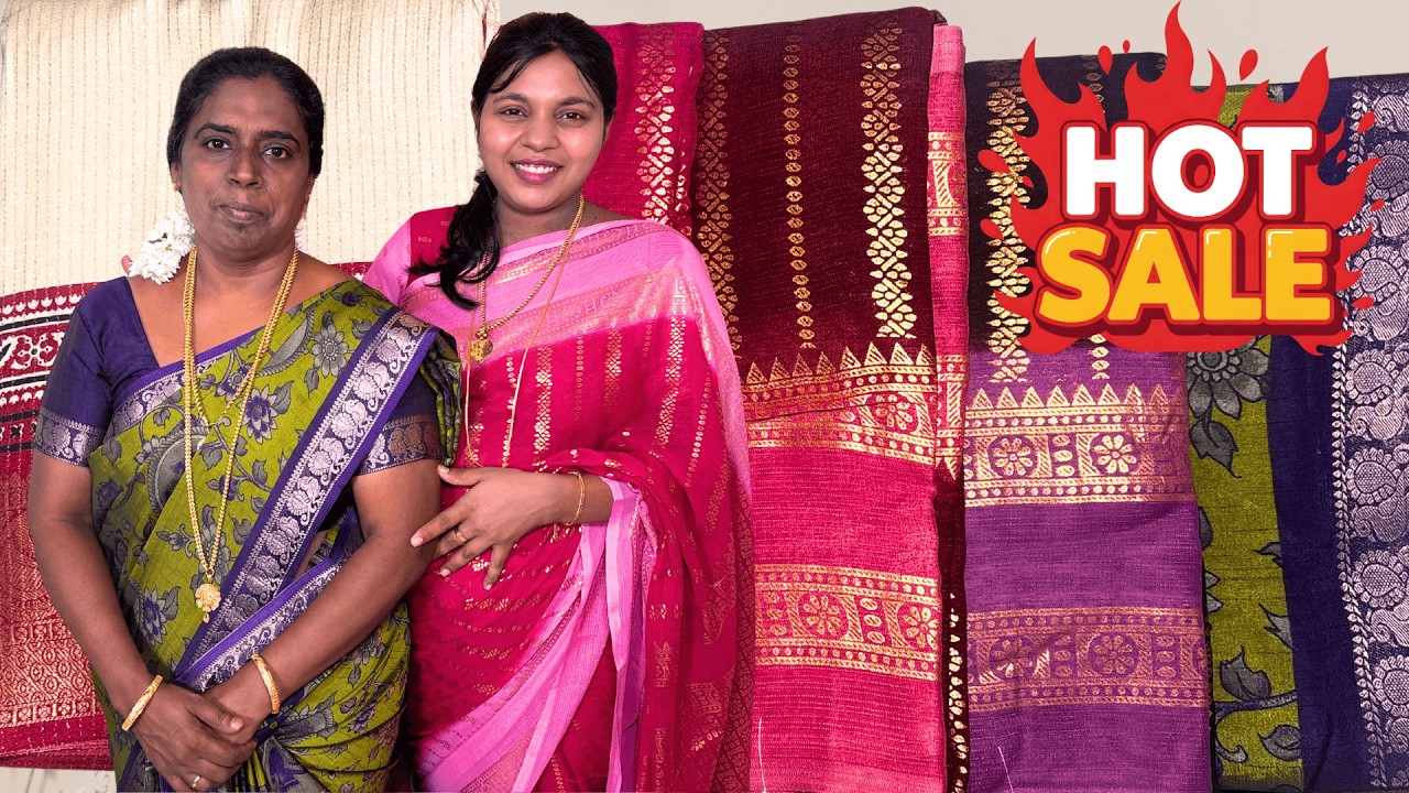 Mega Combo Sale🔥Narayani Pattu Saree & Gold Foil Trending Saree🔥Hurry Up