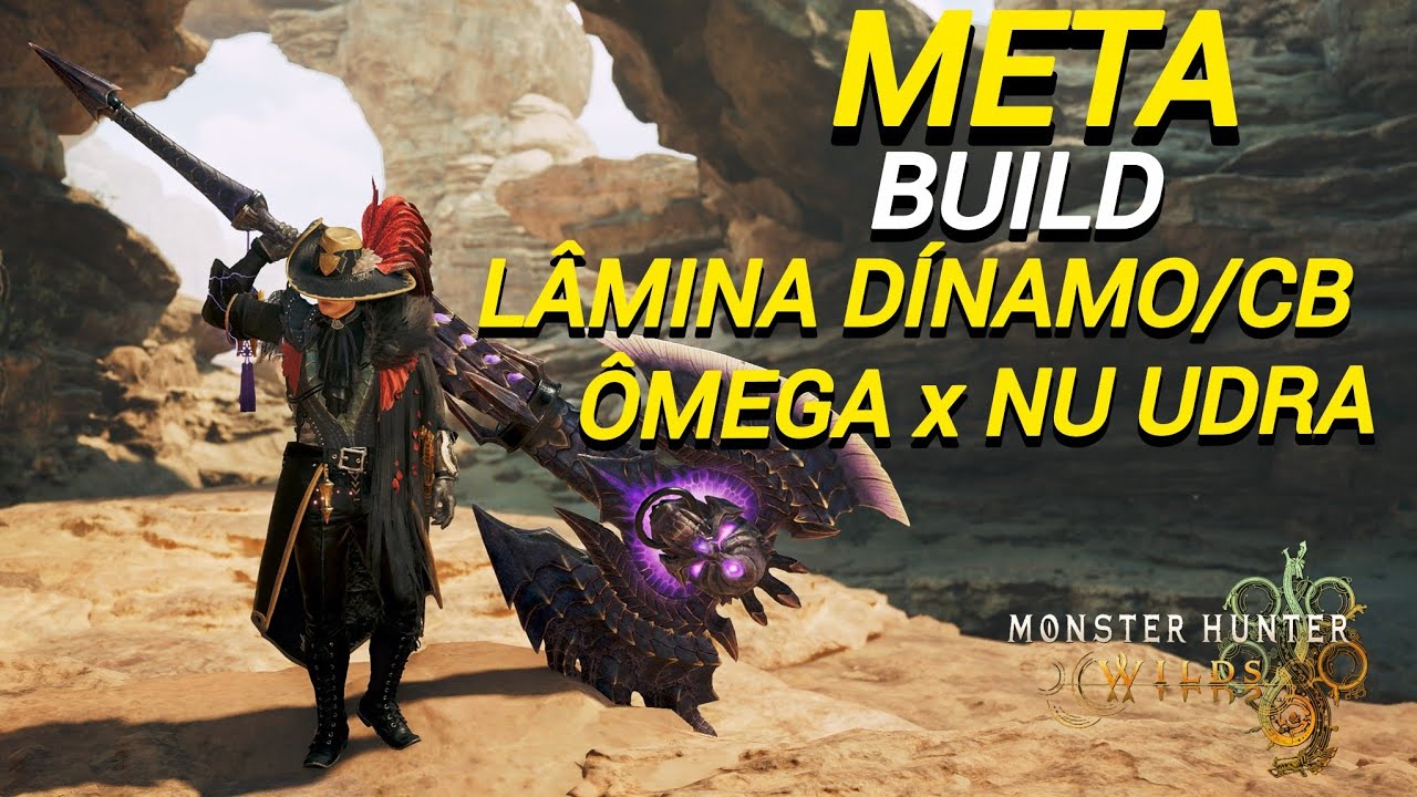 Build Para Lâmina Dínamo/ Charge Blade: Meta Com Ômega x Nu Udra - Monster Hunter Wilds 