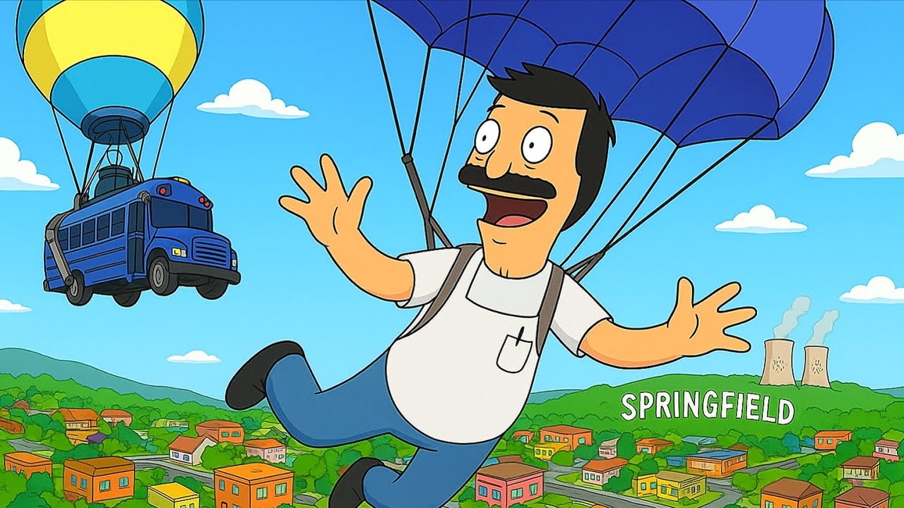 Winning A Game Of Fortnite Simpsons With Bob Belcher 