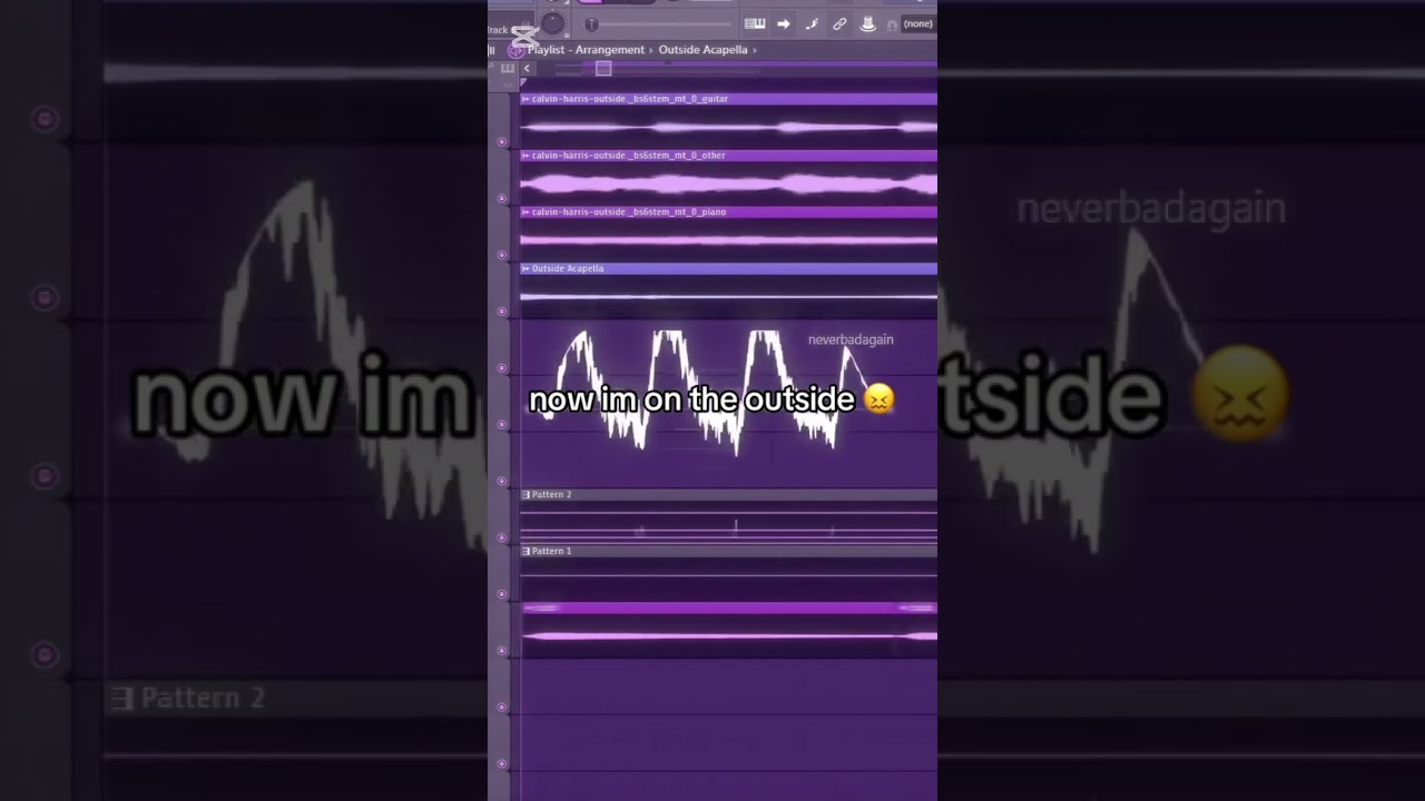 Calvin Harris - Outside (Hoodtrap) remix | TikTok RMX | 