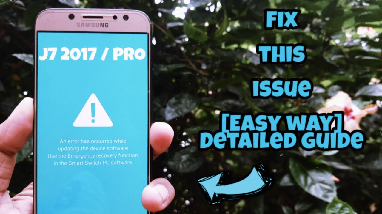 Fix software error on Galaxy J7 Pro (J730GM) Complete guide.