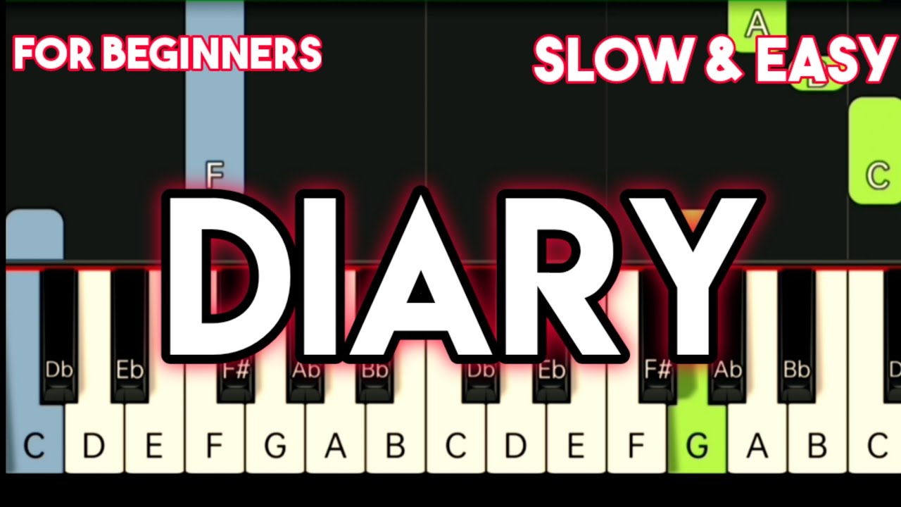BREAD - DIARY | SLOW & EASY PIANO TUTORIAL