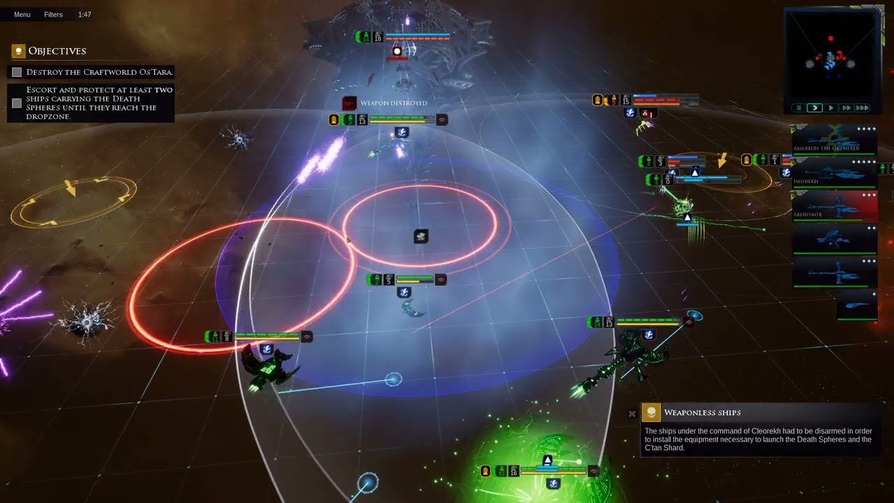 Battlefleet Gothic Armada 2 -  Necron Campaign 9 -  Destroy the Craftworld!