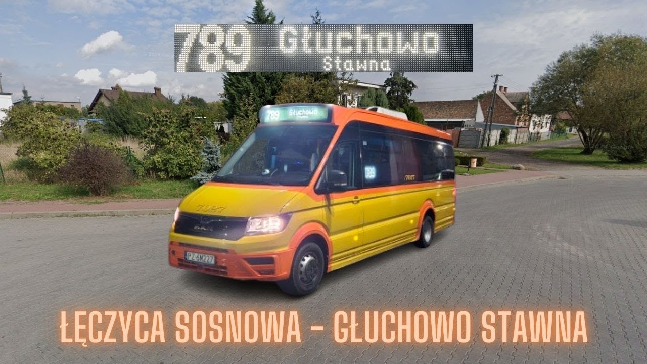 🚌 Linia 789 🚌 Łęczyca Sosnowa - Głuchowo Stawna