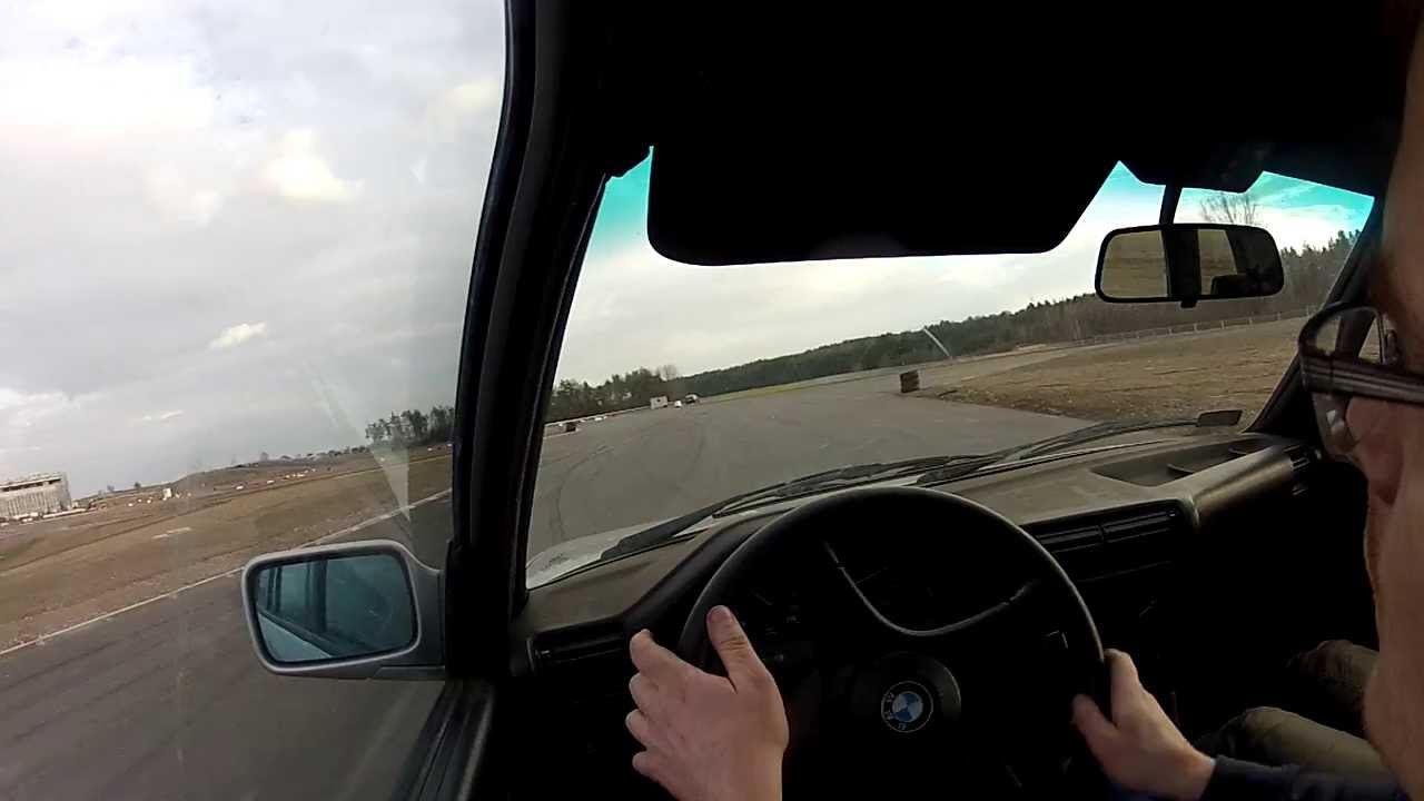 Tor Jastrząb - Drift - Onboard - BMW E30 Touring M54B30
