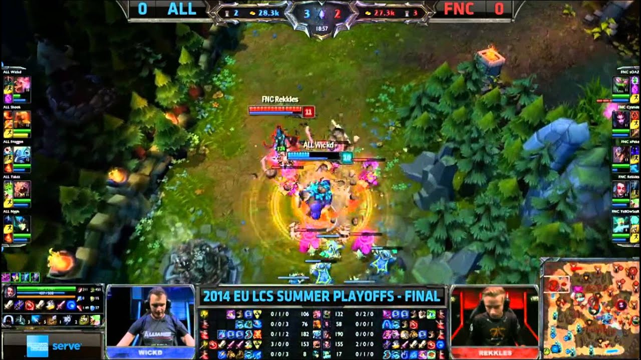 EU LCS - Summer Spli 2014 Final - Rekkles mechanics