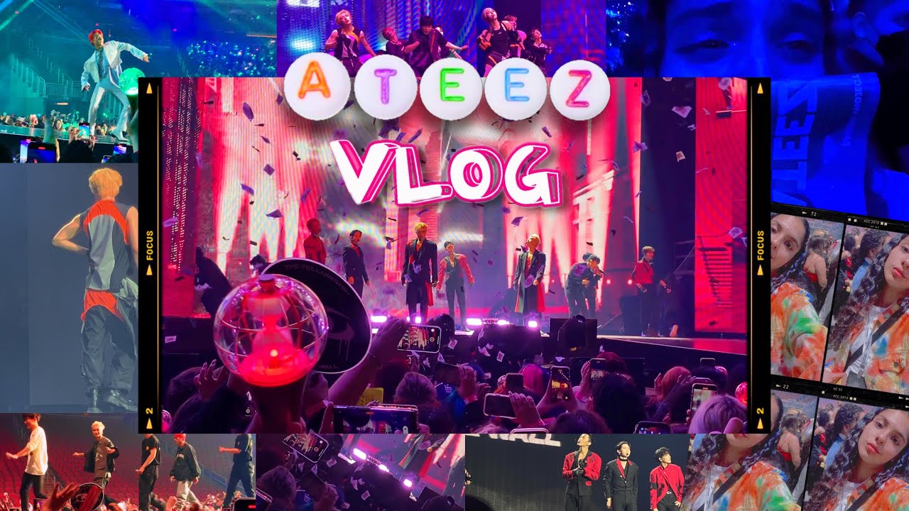 ATEEZ CONCERT VLOG 2022 PHX  BREAK THE WALL TOUR. 에이티즈