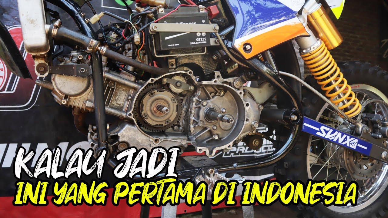 Niru Settingan Gokart atau Traktor..Matic Trail buat Balap pakai KOPLING..Riset LANGKA dari Mekanik!