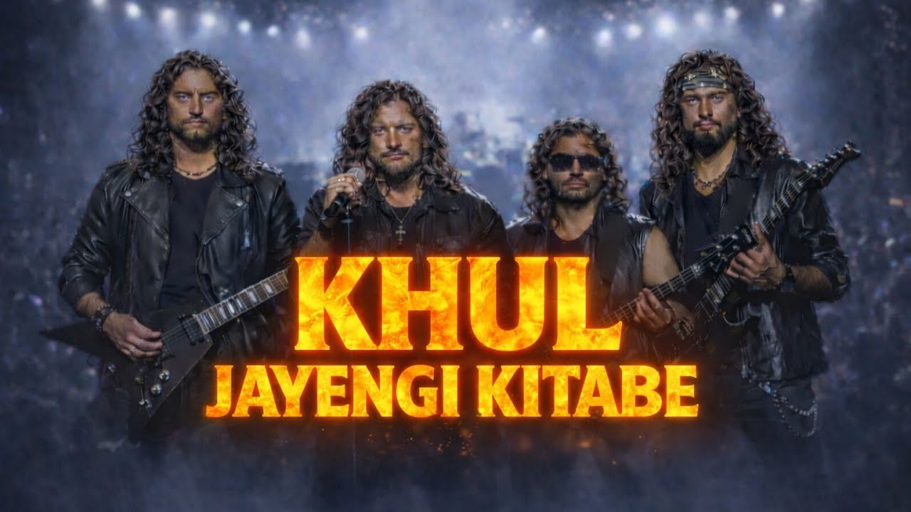 Khul Jayengi Kitabe   | Hindi Rock Worship Song 🔥  | KruStorm AI #gospelrock #indiangospel