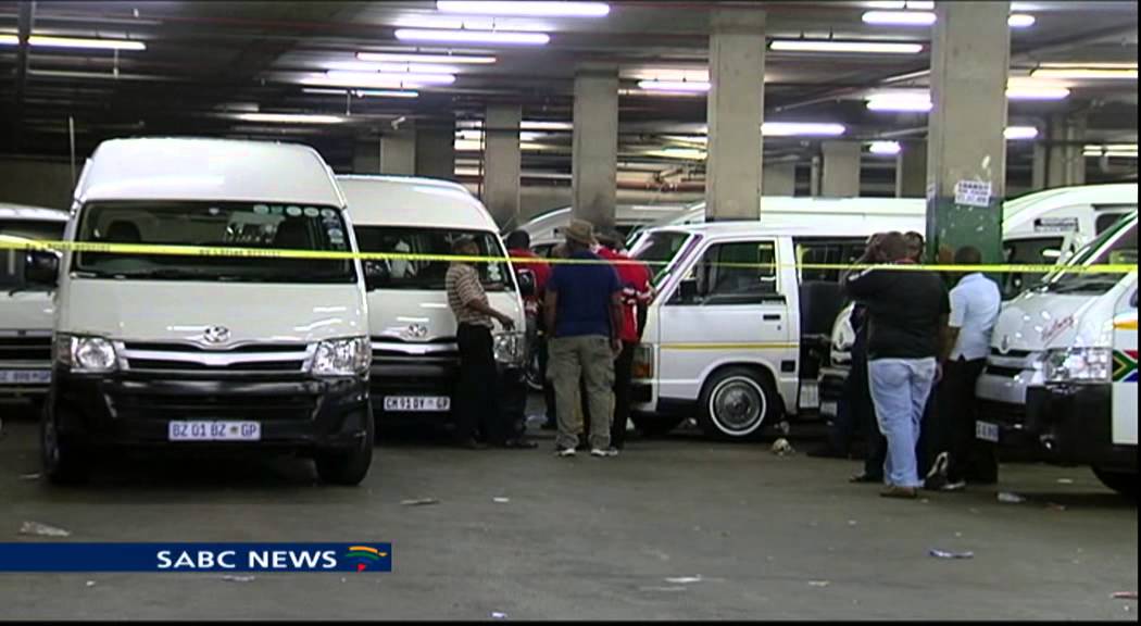 Law enforcement deployed to the Bree Taxi rank in Johannesburg