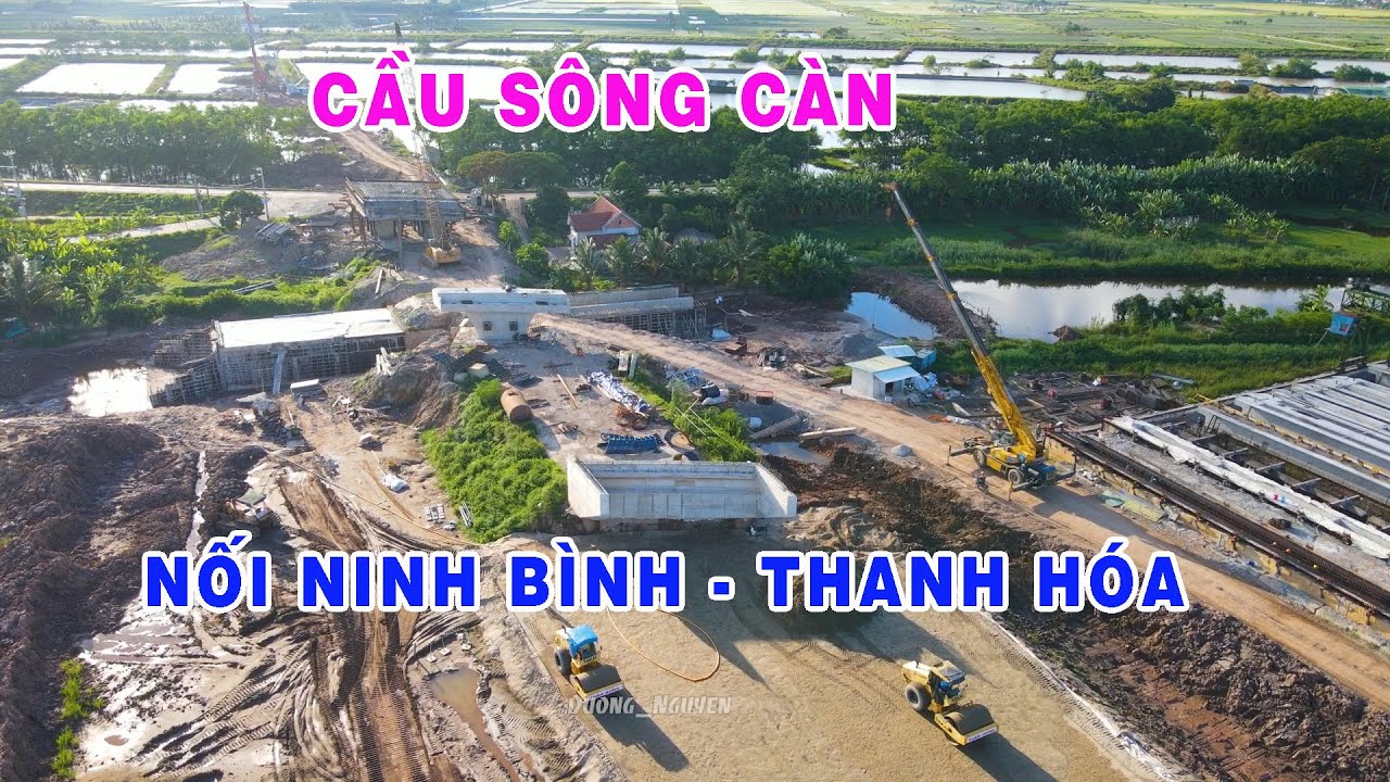 Cầu vượt sông Càn/ trong Dự án đường bộ ven biển tỉnh Ninh Bình- Thanh Hóa
