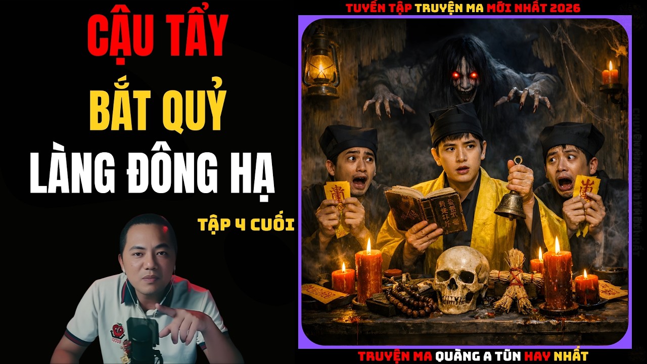 Cậu Tẩy Bắt Quỷ Làng Đông Hạ tập 4 CUỐI | Truyện Ma QUÀNG A TŨN - Chuyện Ma kinh dị Mới Nhất