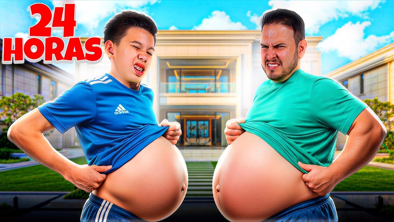24 HORAS EMBARAZADOS 😱 | HICIERON RETOS DIVERTIDOS