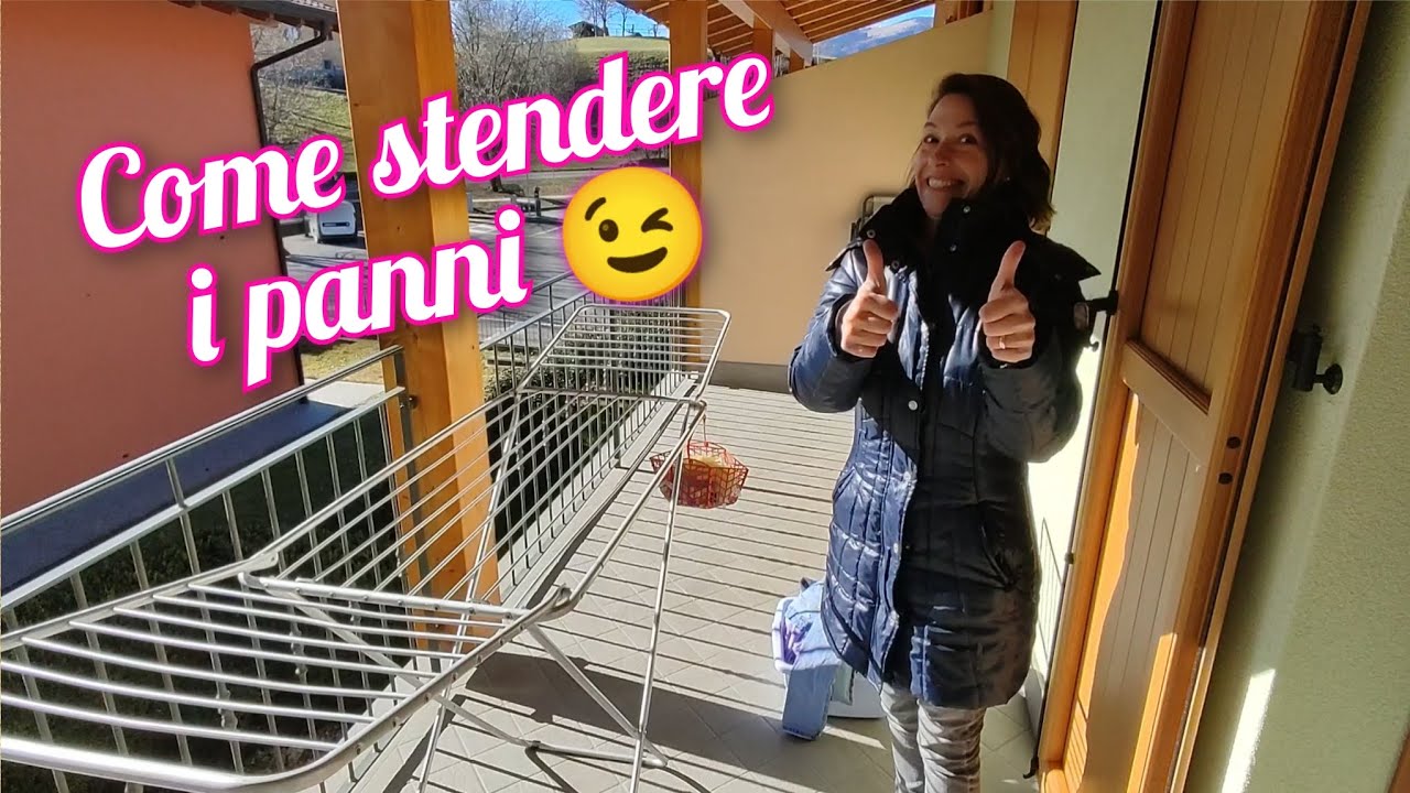 Come stendere i panni 😉 #stendere #pieghe #puliziacasa #stirare