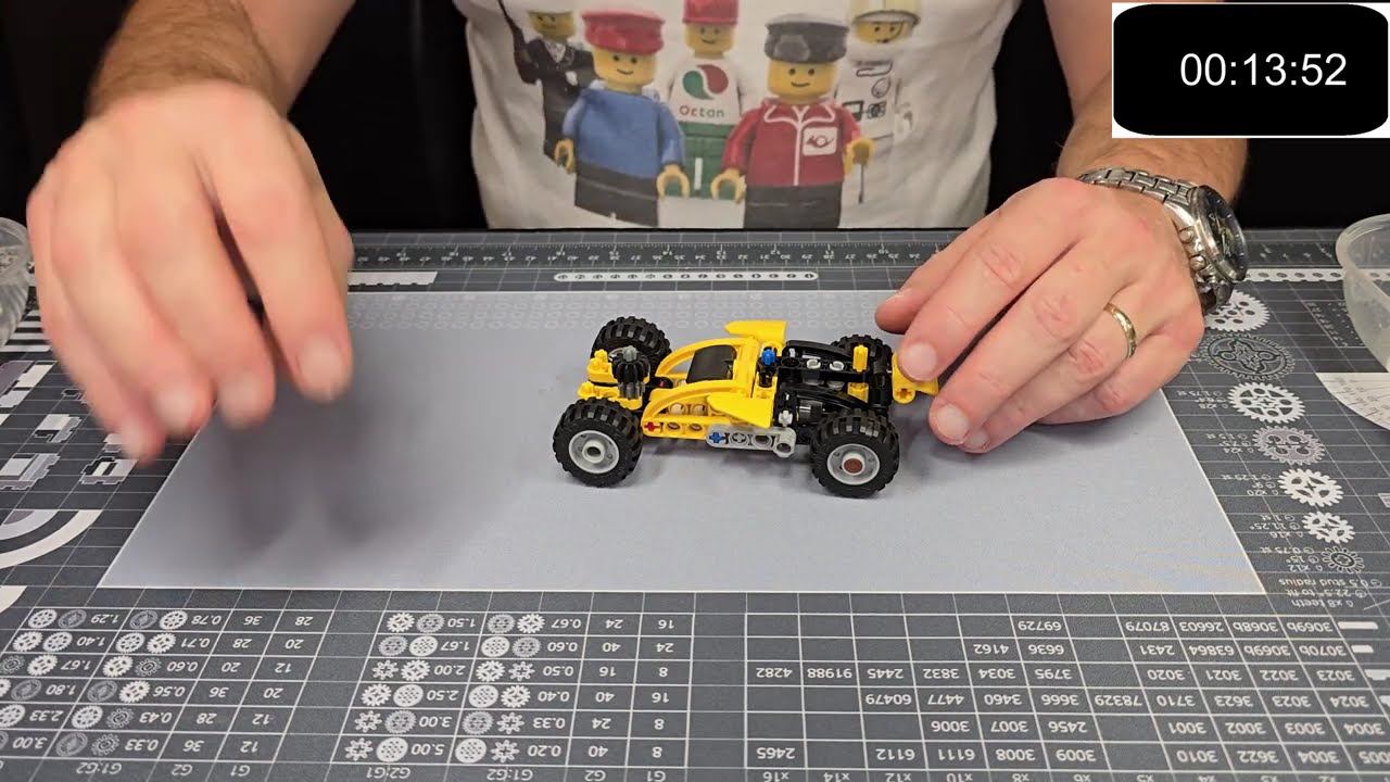 Lego 42197 Buggy with Engine and Steering assembly real time