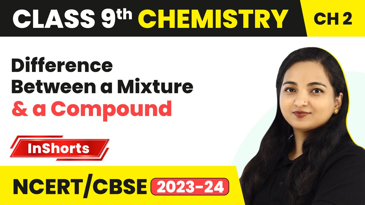 Difference Between a Mixture & a Compound | Class 9 Chemistry Chapter 2 | Is Matter Around Us Pure