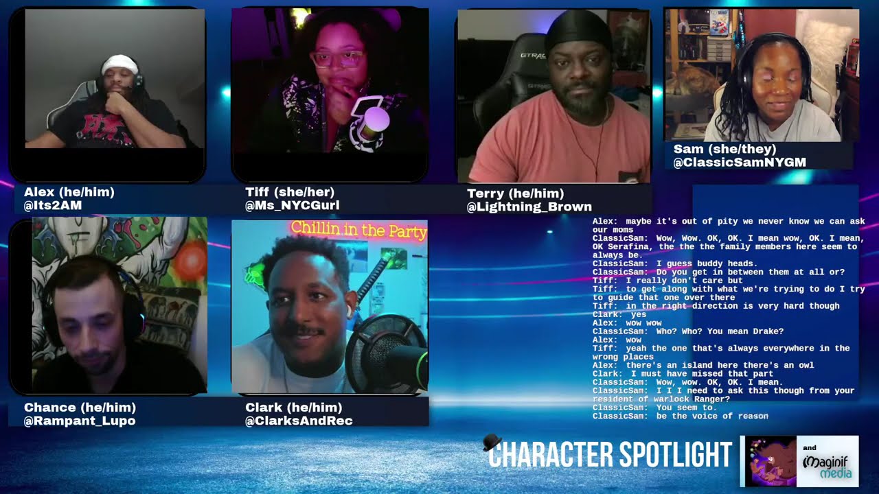 Character Spotlight with Chillin in the Party
