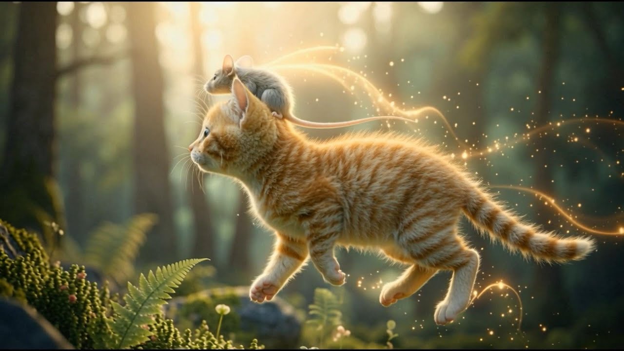 EP3 マジックマウスが子猫を驚かせる！ The mouse with magic power.