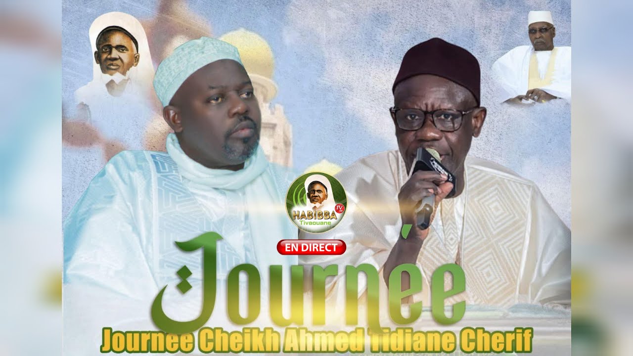 🔴DIRECT CEREMONIE OFFICIELLE JOURNÉE CHEIKH AHMED TIDIANE CORDINATION DES DAHIRAS TIDIANE DE MALIKA