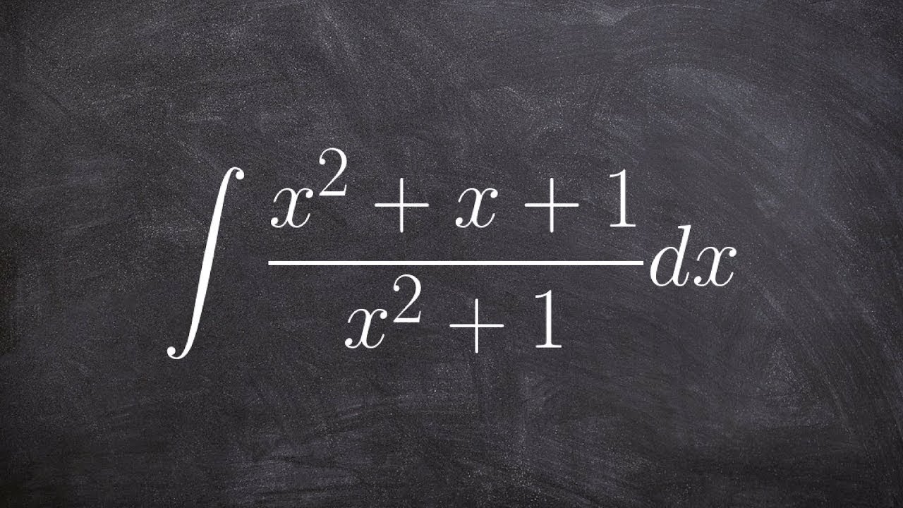 How to find the integral using long division and natural logarithms