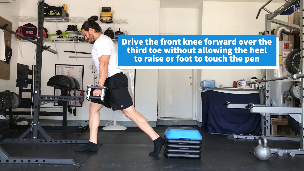 Barefoot Split Squat Progression