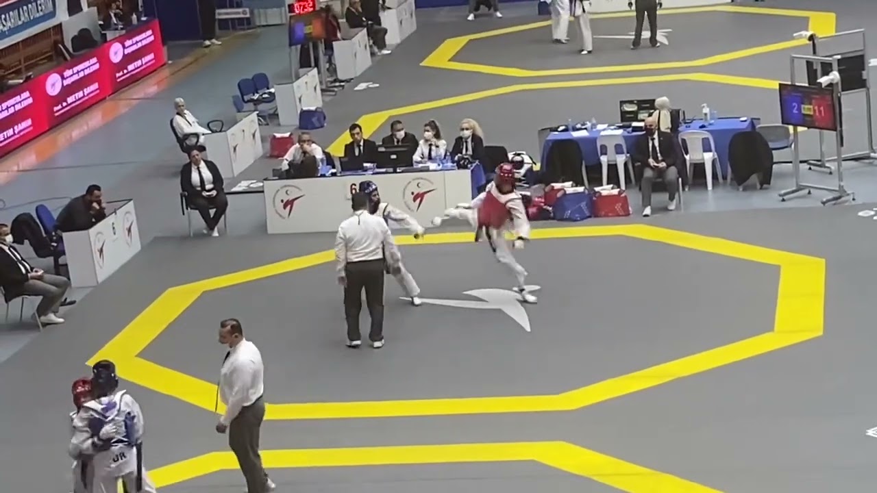 Ramazan İshak Türksayar (Konya) Mahmut Küskü (İstanbul) Büyükler Türkiye Taekwondo Şampiyonası 58 kg