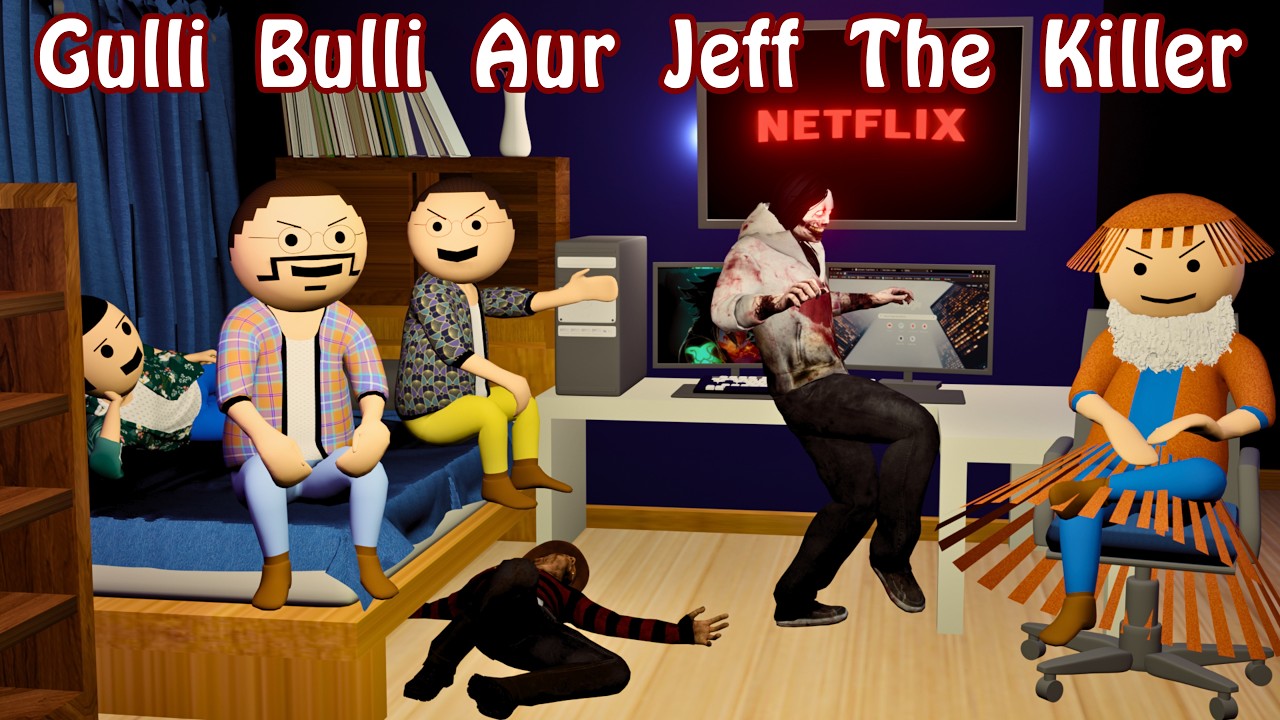 GULLI BULLI AUR JEFF THE KILLER (FULL EPISODE) | GULLI BULLI CARTOON | MAKE JOKE HAUNTED