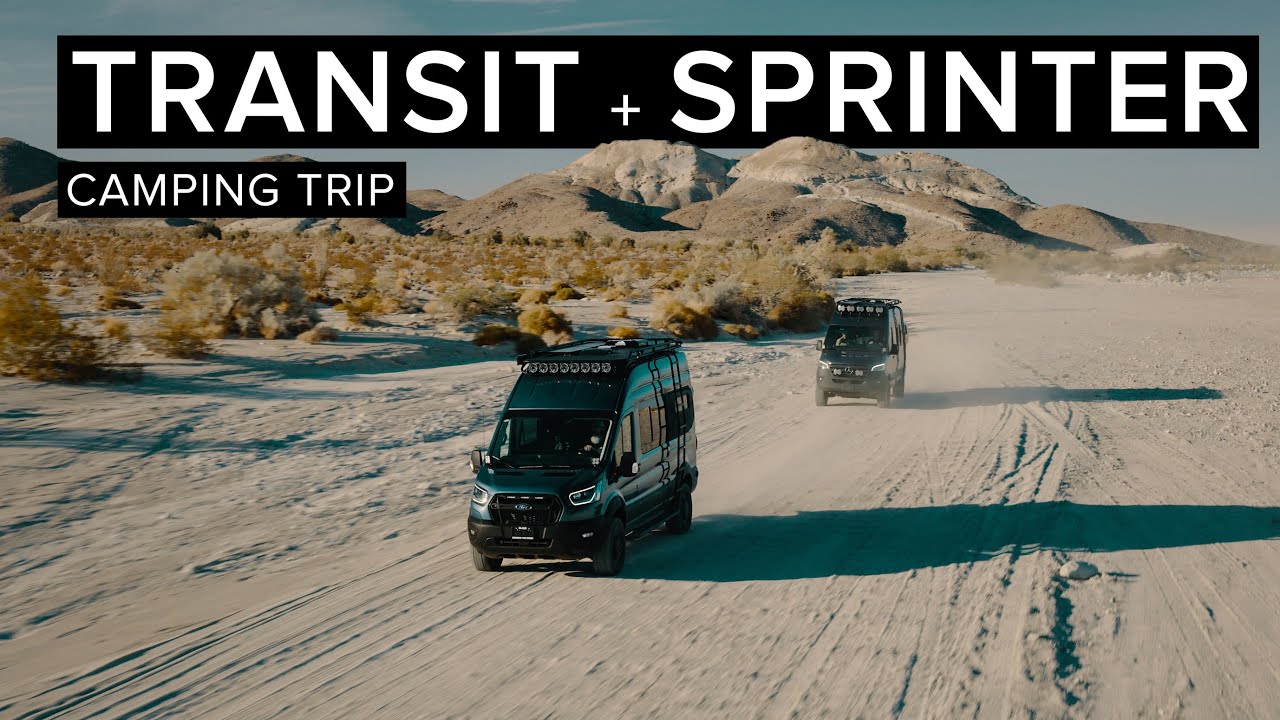 FORD TRANSIT + MERCEDES SPRINTER | Camping Trip in Anza Borrego