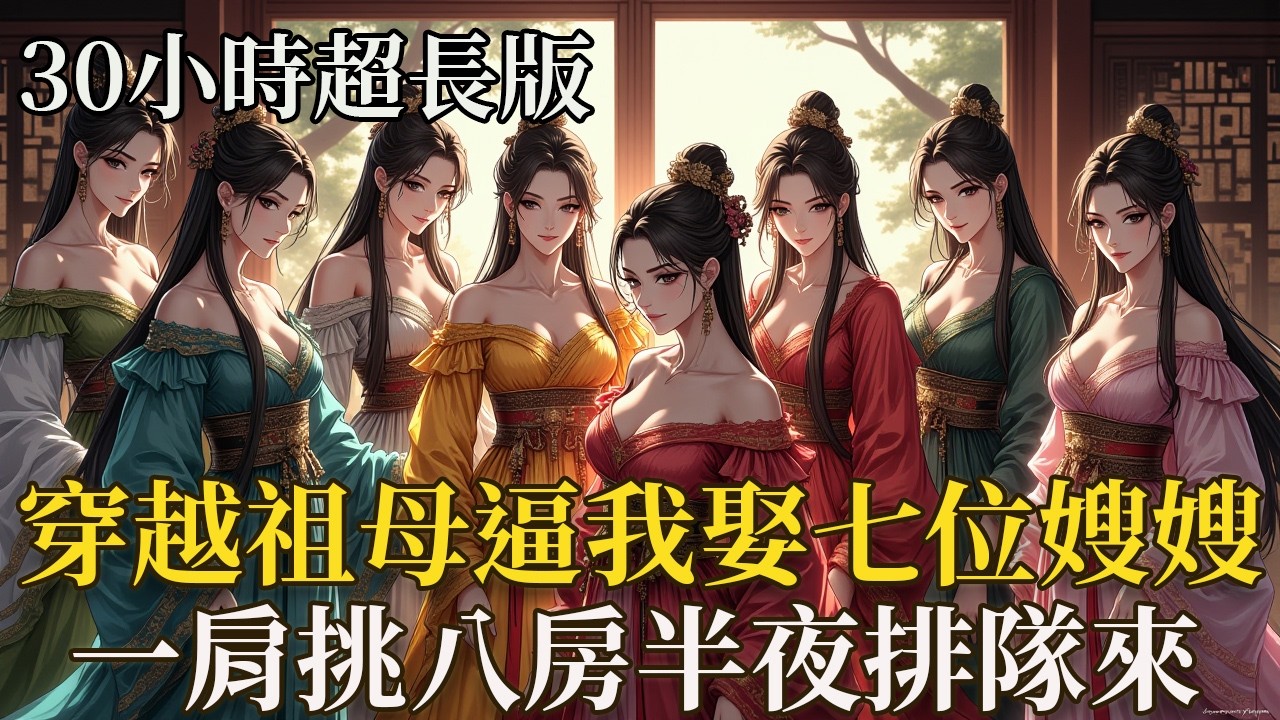 30小時超長版：穿越成鎮國公府唯一的獨苗，哥哥慘死沙場，家族岌岌可危！老祖母一拍桌，竟逼我一肩挑八房，迎娶七位貌美如花的嫂嫂為家族留後！開局覺醒家族簽到系統，擁有宗師實力，連不良帥袁天罡都歸順麾下，