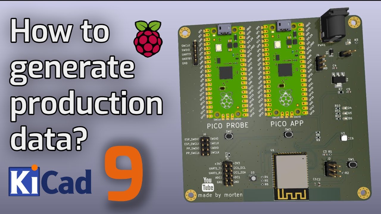 How to generate KiCad production data for manufacture.