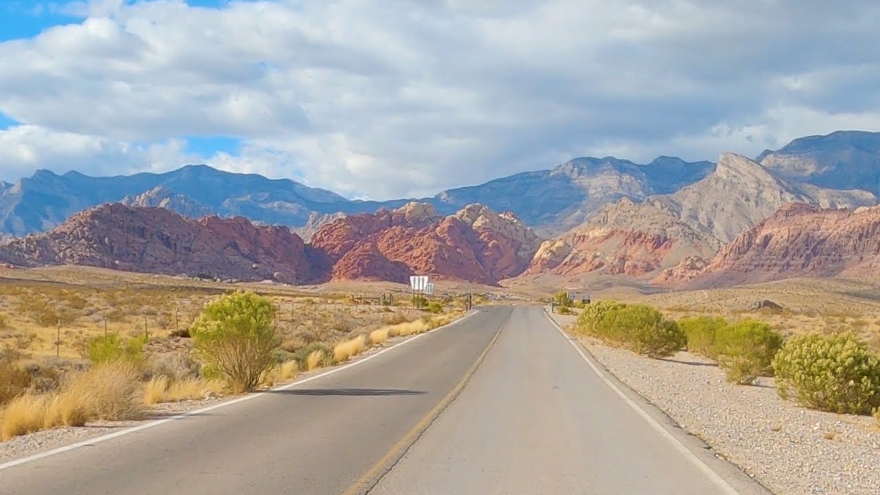 4k Scenic Drive | Red Rock Canyon Las Vegas Nevada | GoPro 8 BLK Time-Warp Footage