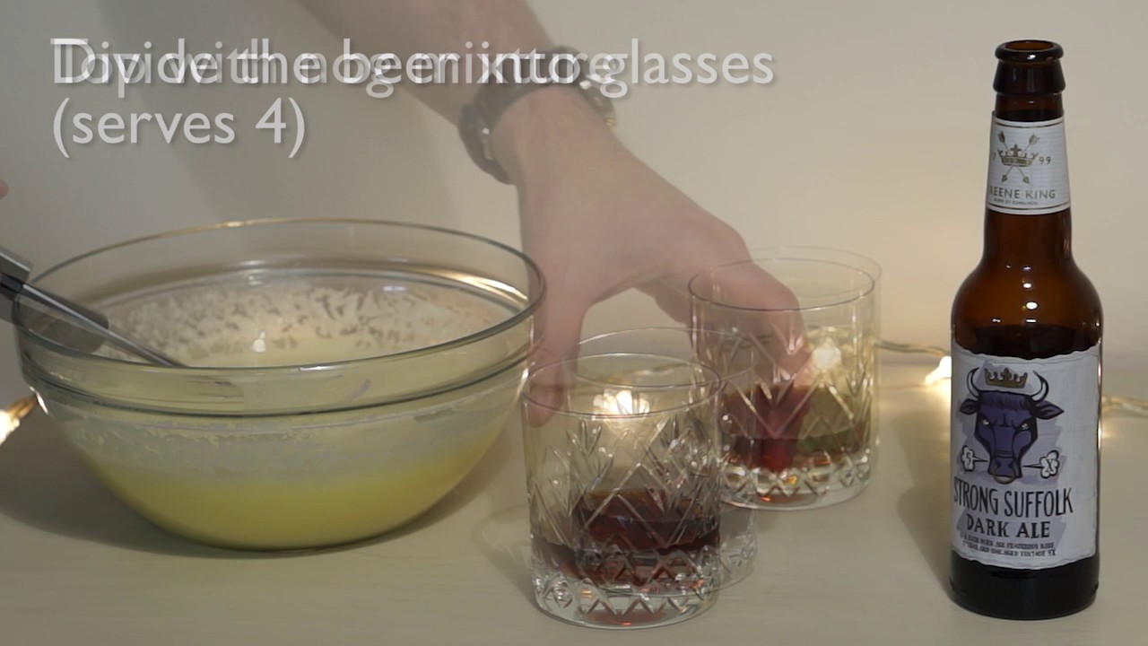 How to make beer nog with Greene King