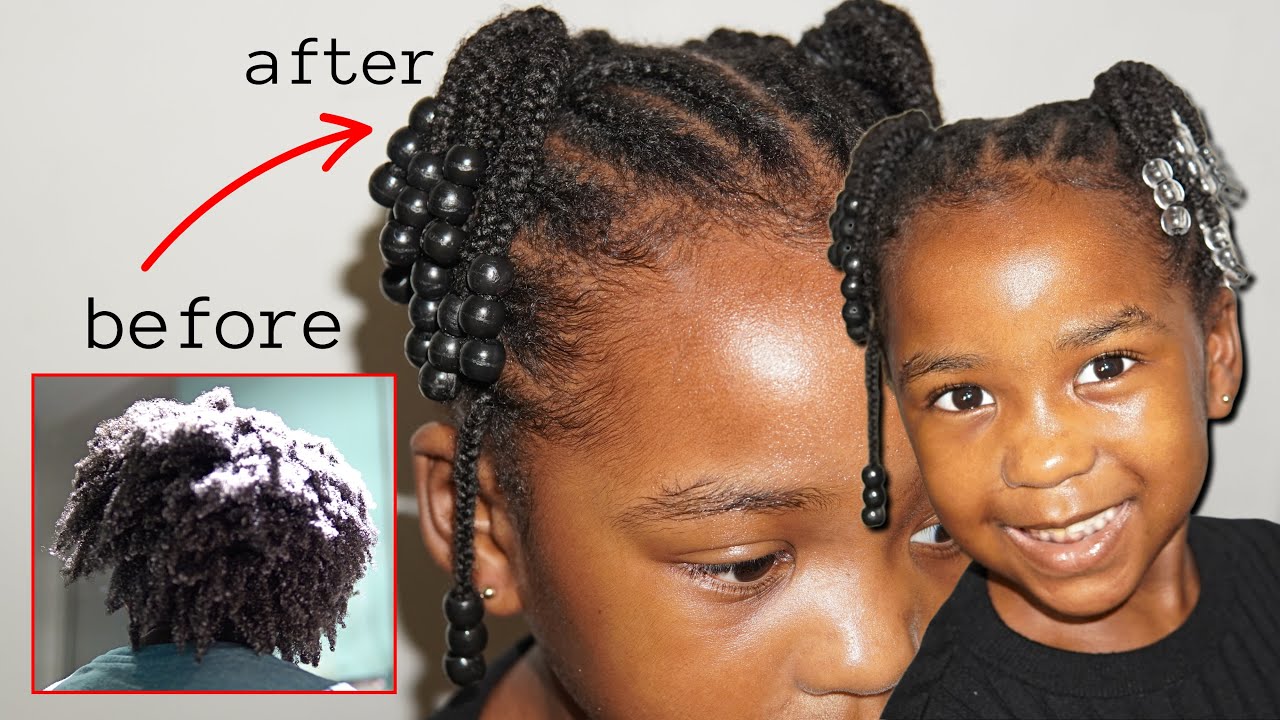 KIDS HAIRSTYLE #CORNROWS #4CHAIR