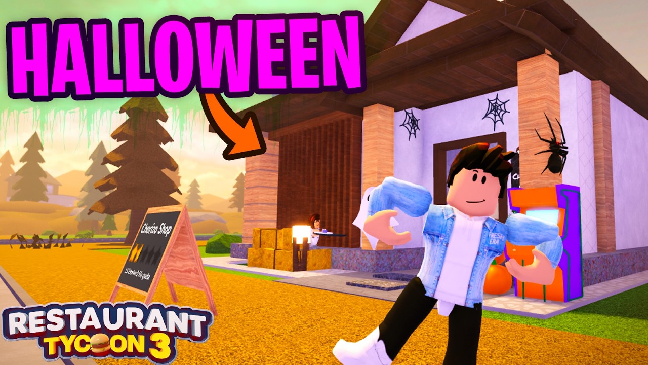 HALLOWEEN EN EL RESTAURANTE🎃🍽 | Restaurant Tycoon 3