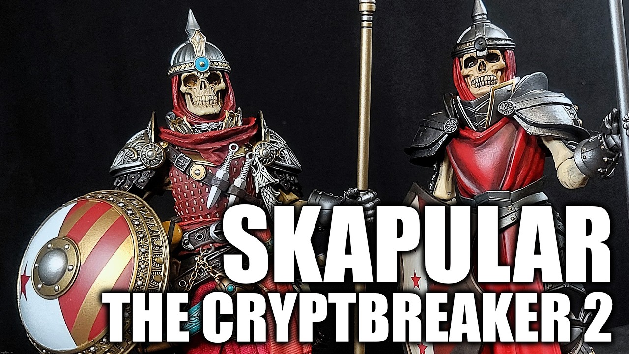 Mythic Legions Skapular The Cryptbreaker 2 Review  - Rising Sons Skeleton Action Figure