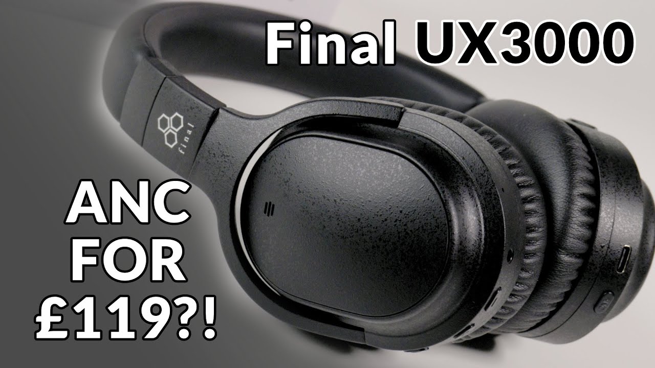 Final UX3000 Wireless Bluetooth Headphones with ANC Review
