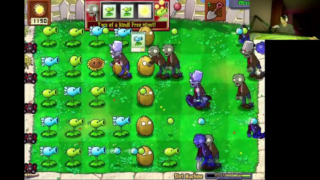 ASMR Сильный Plants vs Zombies 2часть мини игры казик
