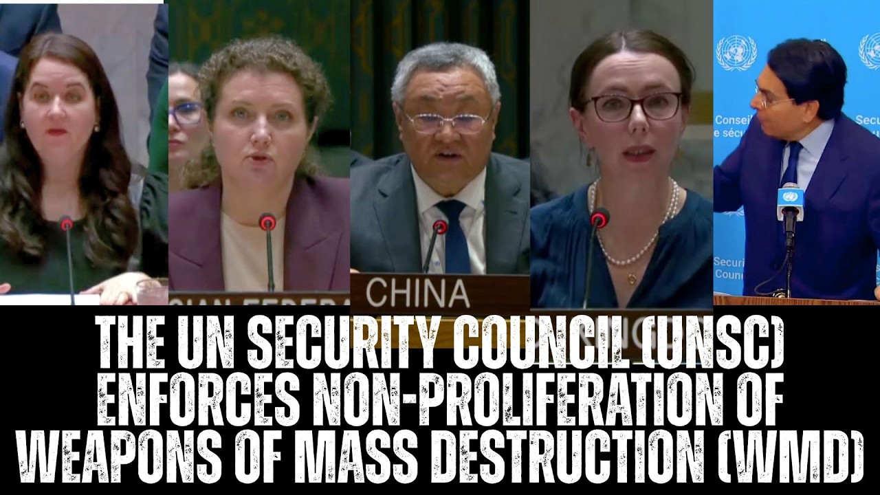 UNSC Discuss Non Proliferation of Weapons of Mass Destruction National Defence
