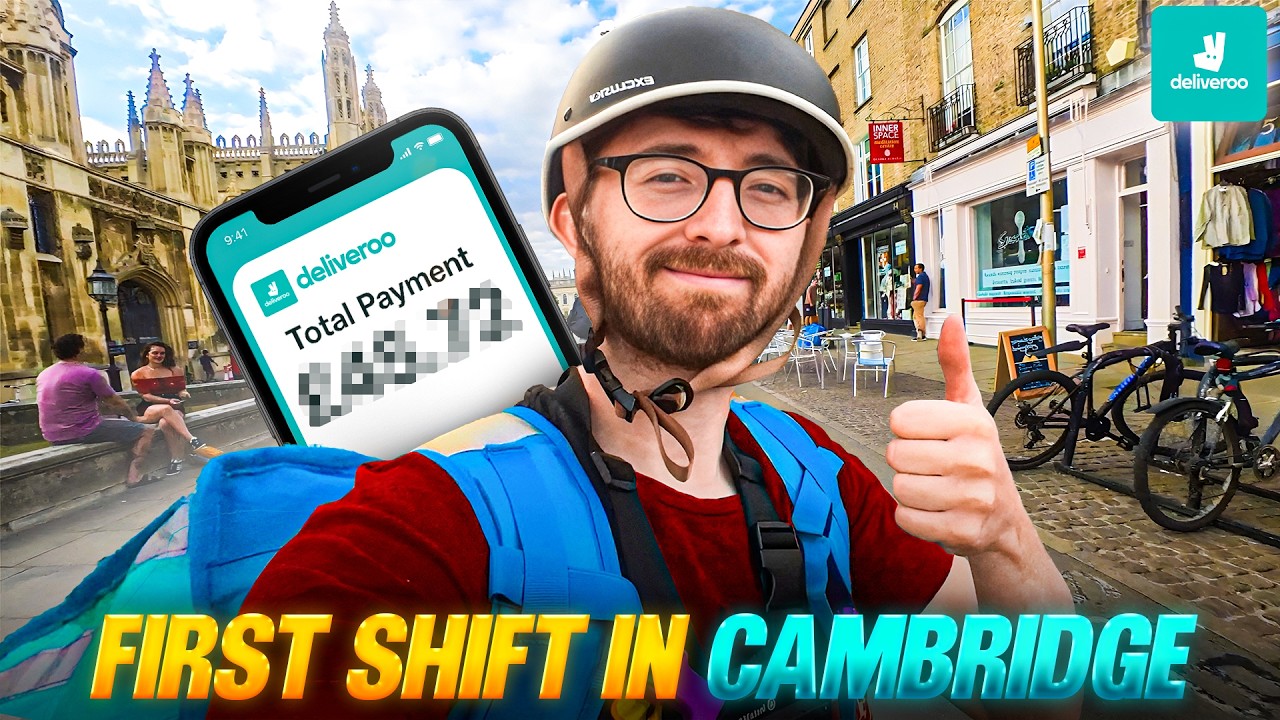 4 Hours on Deliveroo in Cambridge – Earnings Revealed!