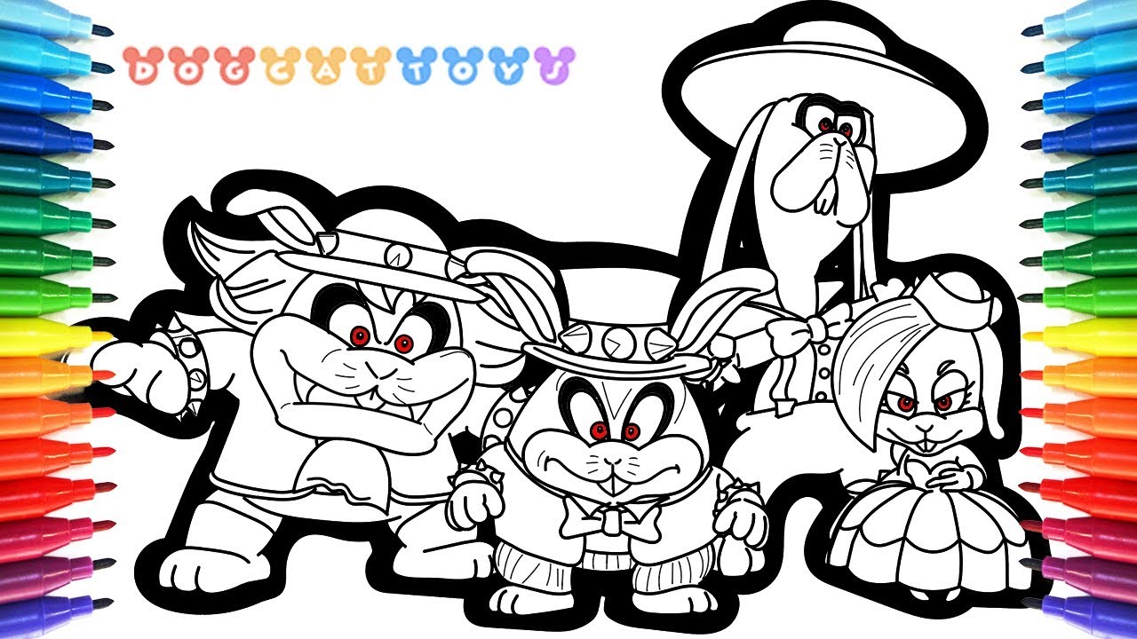 How to Draw Super Mario Odyssey, Broodals #78 | Drawing Coloring Pages for Kids