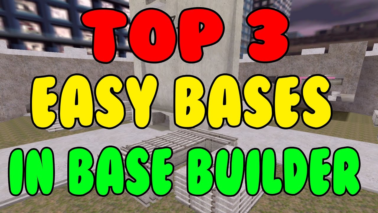 Top 3 Easiest Bases In Cs 1.6 Base Builder