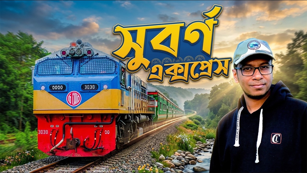 পাহাড়ের কোল ঘেঁসে সুবর্ণ এক্সপ্রেস । Suborno Express Chattogram To Dhaka । Full Journey