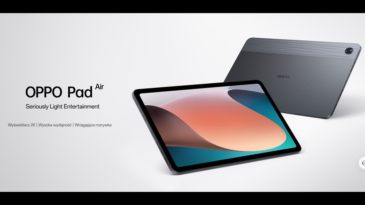 OPPO Pad Air - multimedialny, kompaktowy tablet z Android 13 / test, recenzja, review