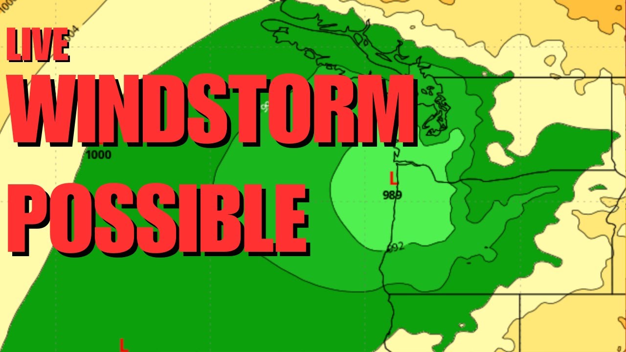 *Previously* LIVE Christmas Eve Windstorm Possible - Washington Weather Update -12-22-2025