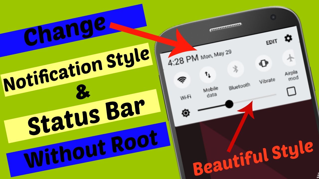How To Change Android Status Bar With Any Version No Root Easy To Use