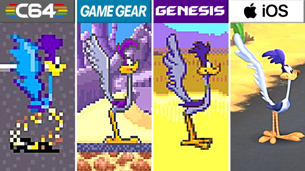 Evolution Of Road Runner Games (1985 - 2023)