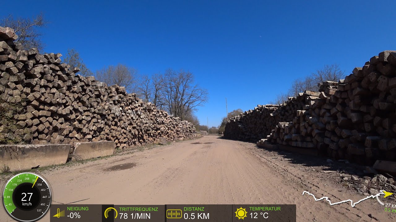 45 minute Virtual Cycling Fat Burning Workout Ultra HD Garmin Video