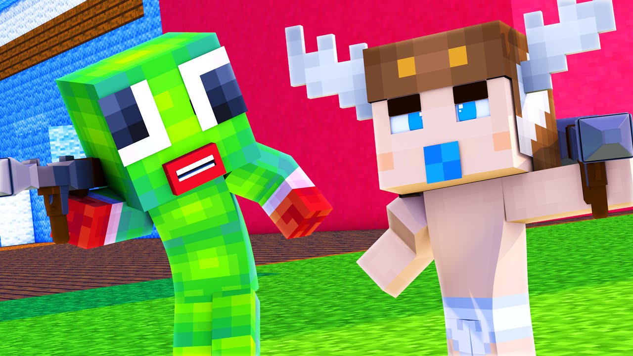 Minecraft Daycare - BABY HOME ALONE! (Minecraft Kids Roleplay) w/ UnspeakableGaming