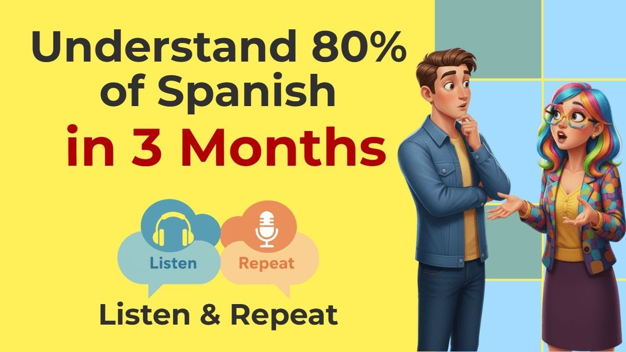 Understand 80% of Spanish in 3 Months | Slow Spanish Practice A2 B1
